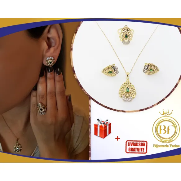 Ensemble chic et unique en or 18 carats | ENS236 | Ensembles | Bijo...